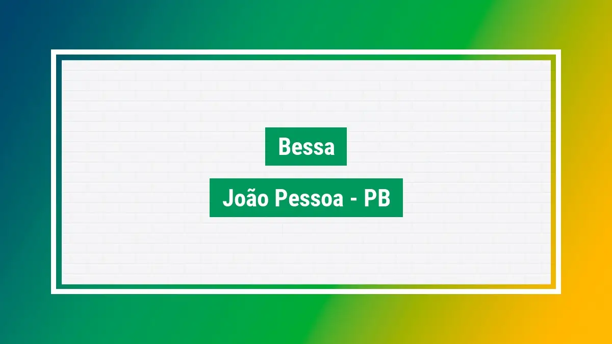 Bessa Cep Bessa joão pessoa PB veja as ruas do bairro