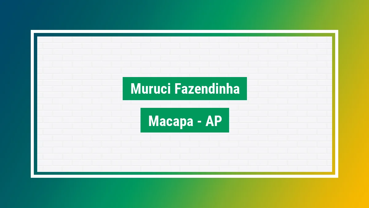 Imagem ilustrativa do bairro Muruci (Fazendinha) em Macapá AP