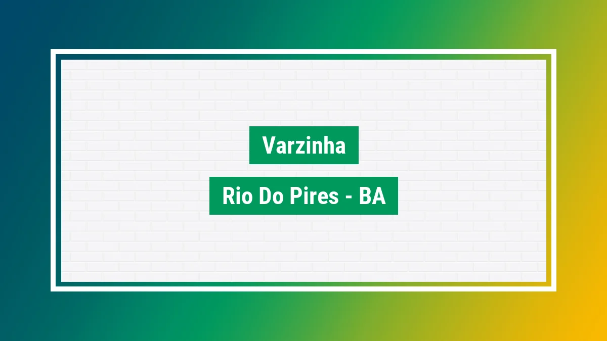 Imagem ilustrativa do bairro Varzinha em Rio do Pires BA