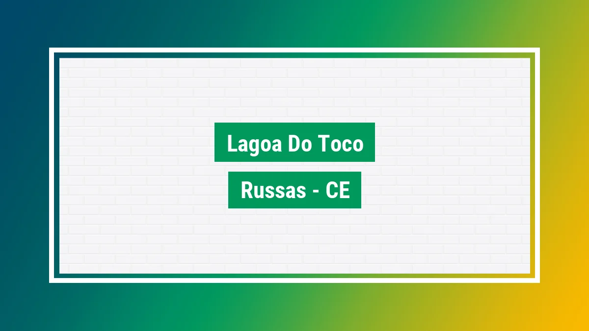 Imagem ilustrativa do bairro Lagoa do Tôco em Russas CE