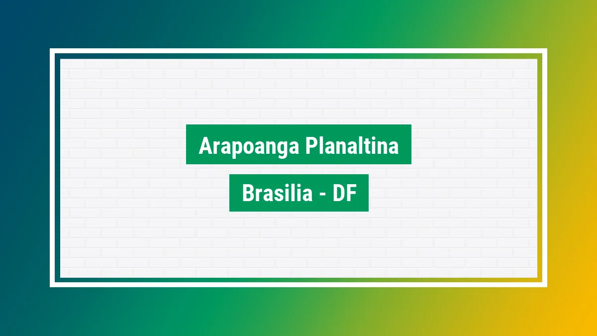 Imagem ilustrativa do bairro Arapoanga (Planaltina) em Brasília DF