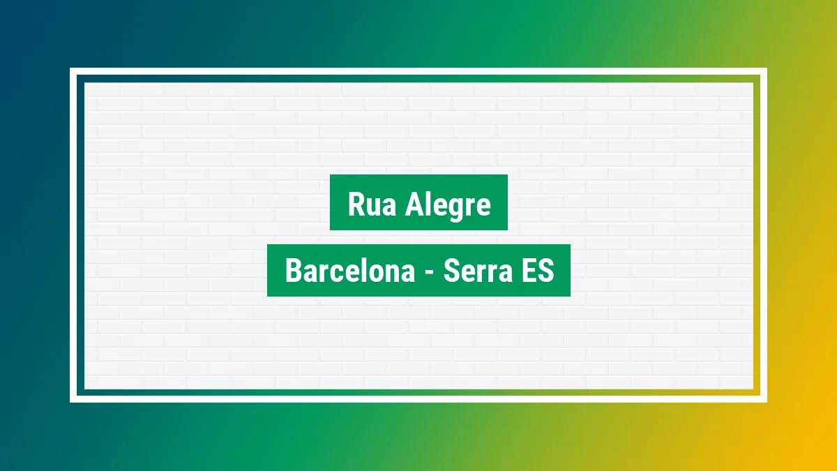 Imagem ilustrativa do endereço Rua Alegre no bairro Barcelona em Serra ES