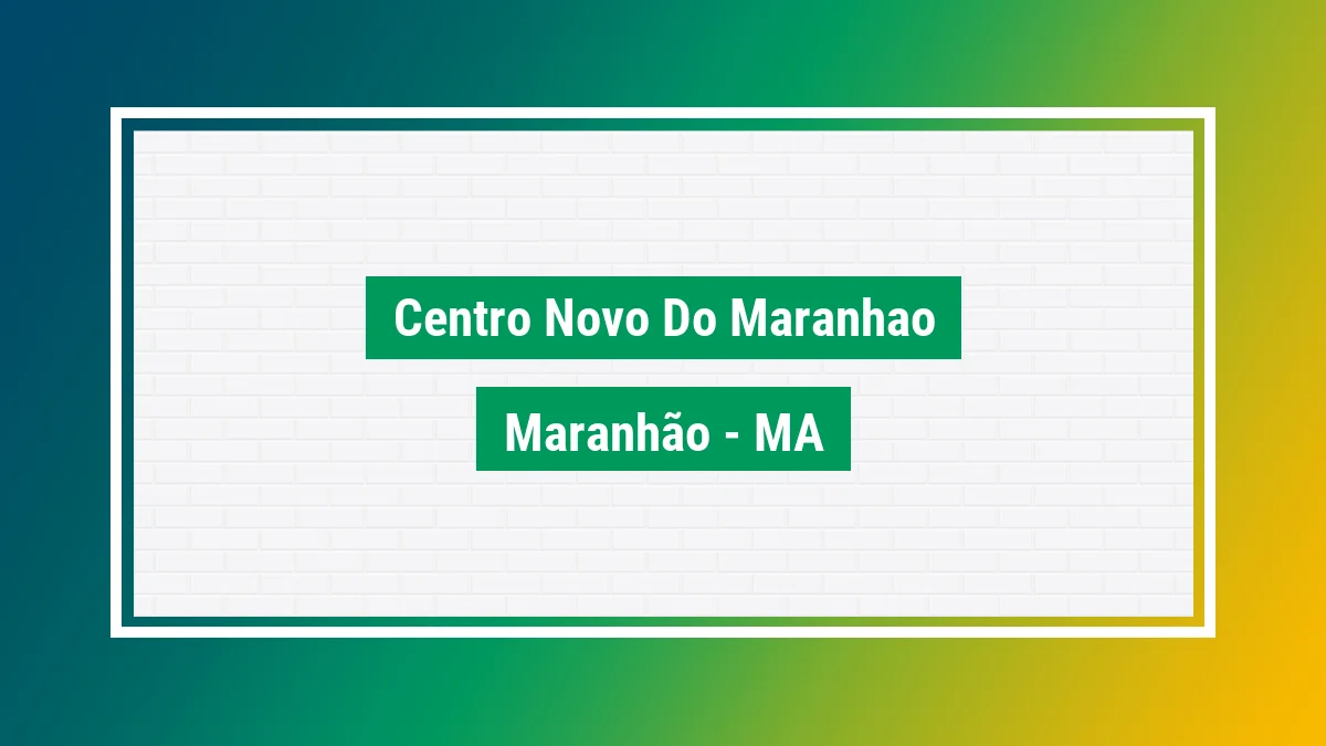 Imagem ilustrativa da cidade Centro Novo do Maranhão MA