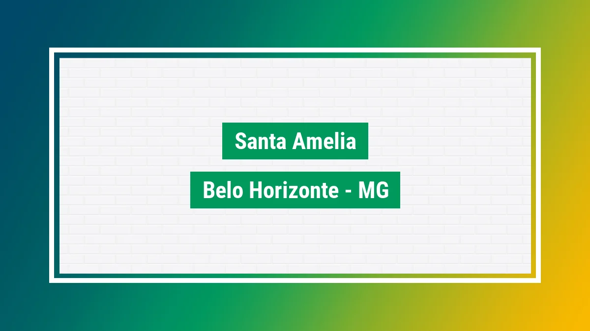 Imagem ilustrativa do bairro Santa Amélia em Belo Horizonte MG