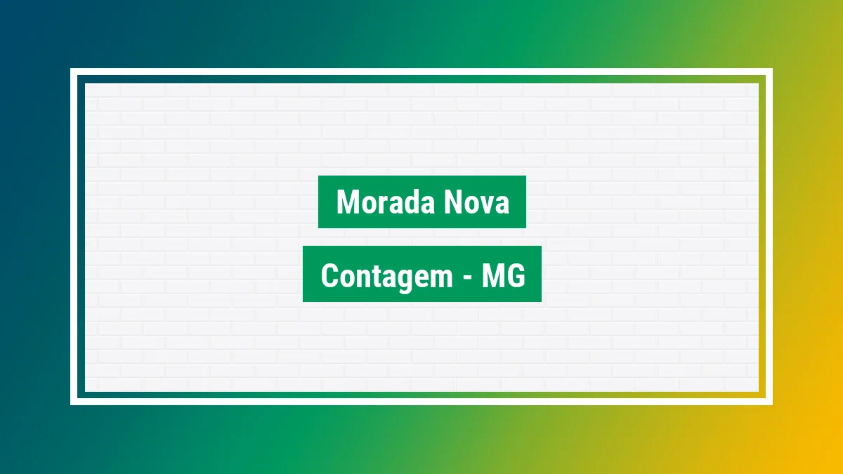 Imagem ilustrativa do bairro Morada Nova em Contagem MG
