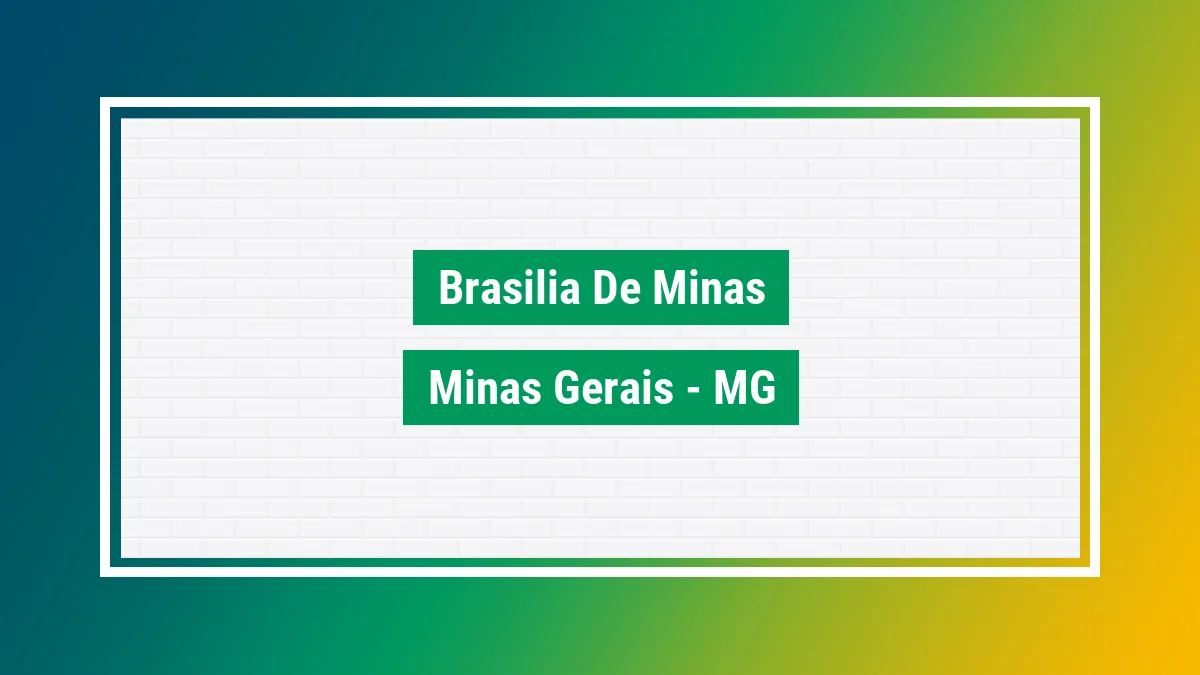 Imagem ilustrativa da cidade Brasília de Minas MG