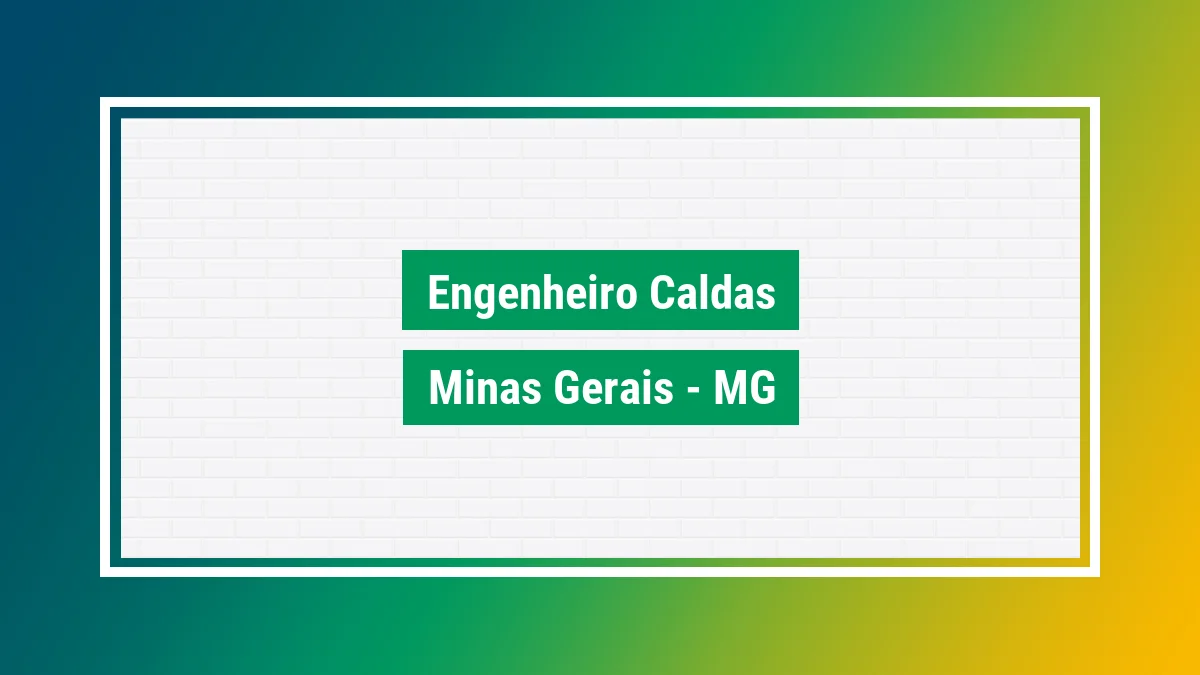 Imagem ilustrativa da cidade Engenheiro Caldas MG