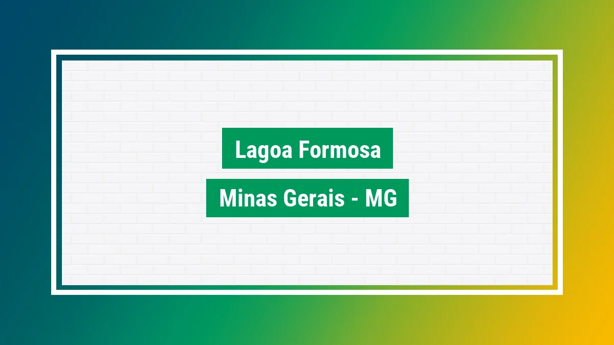 Imagem ilustrativa da cidade Lagoa Formosa MG
