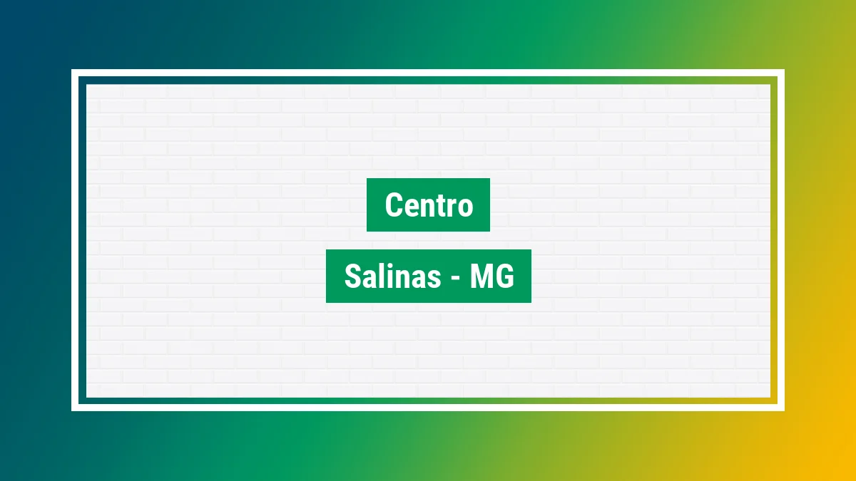 Imagem ilustrativa do bairro Centro em Salinas MG