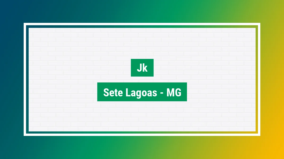 Imagem ilustrativa do bairro JK em Sete Lagoas MG