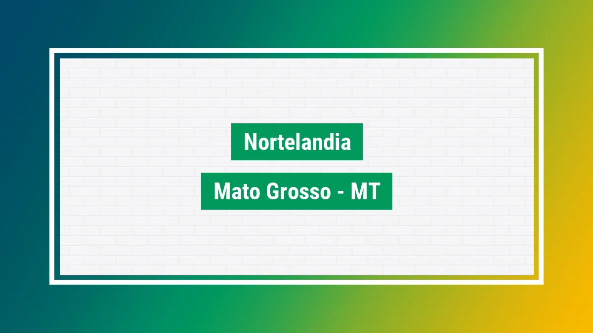 Imagem ilustrativa da cidade Nortelândia MT