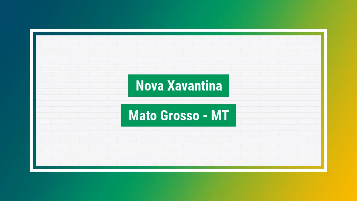 Imagem ilustrativa da cidade Nova Xavantina MT