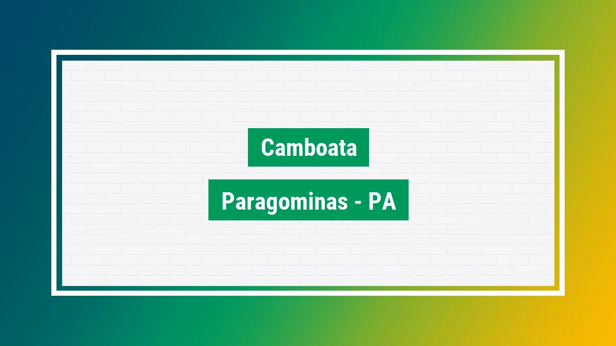 Imagem ilustrativa do bairro Camboatã em Paragominas PA
