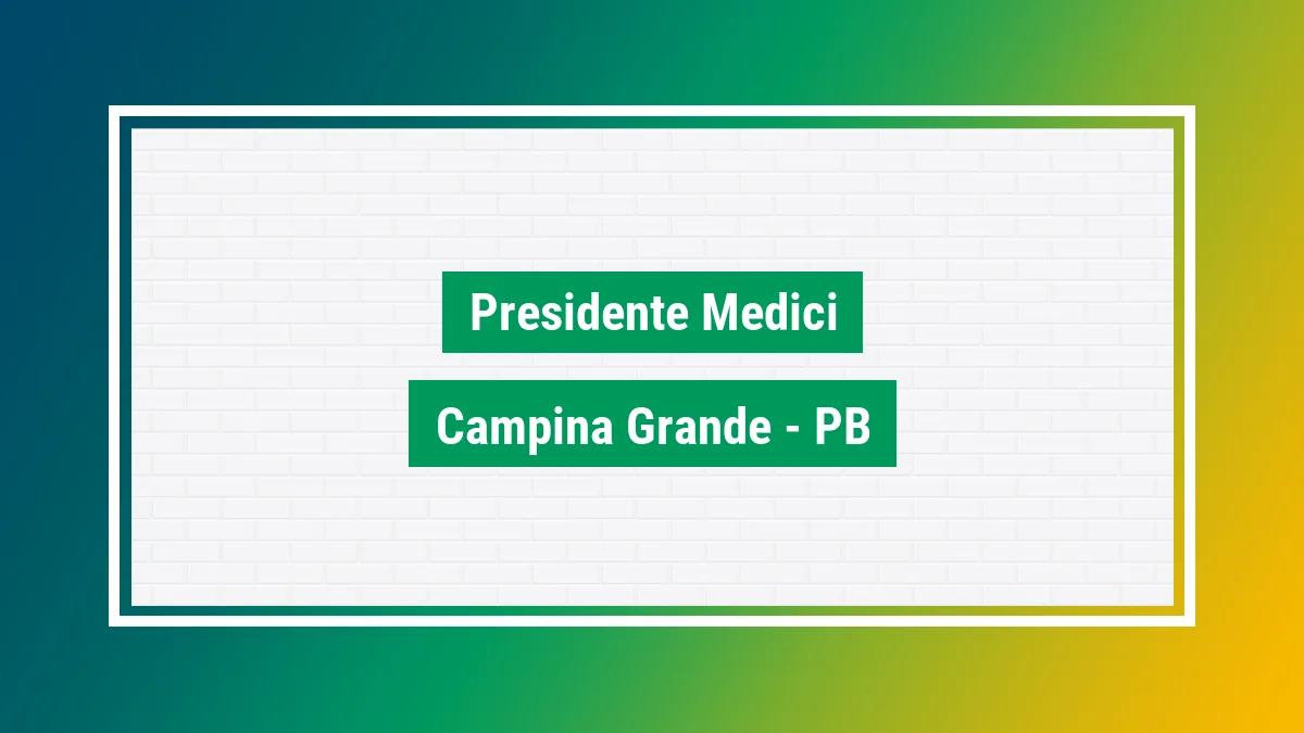 Imagem ilustrativa do bairro Presidente Médici em Campina Grande PB