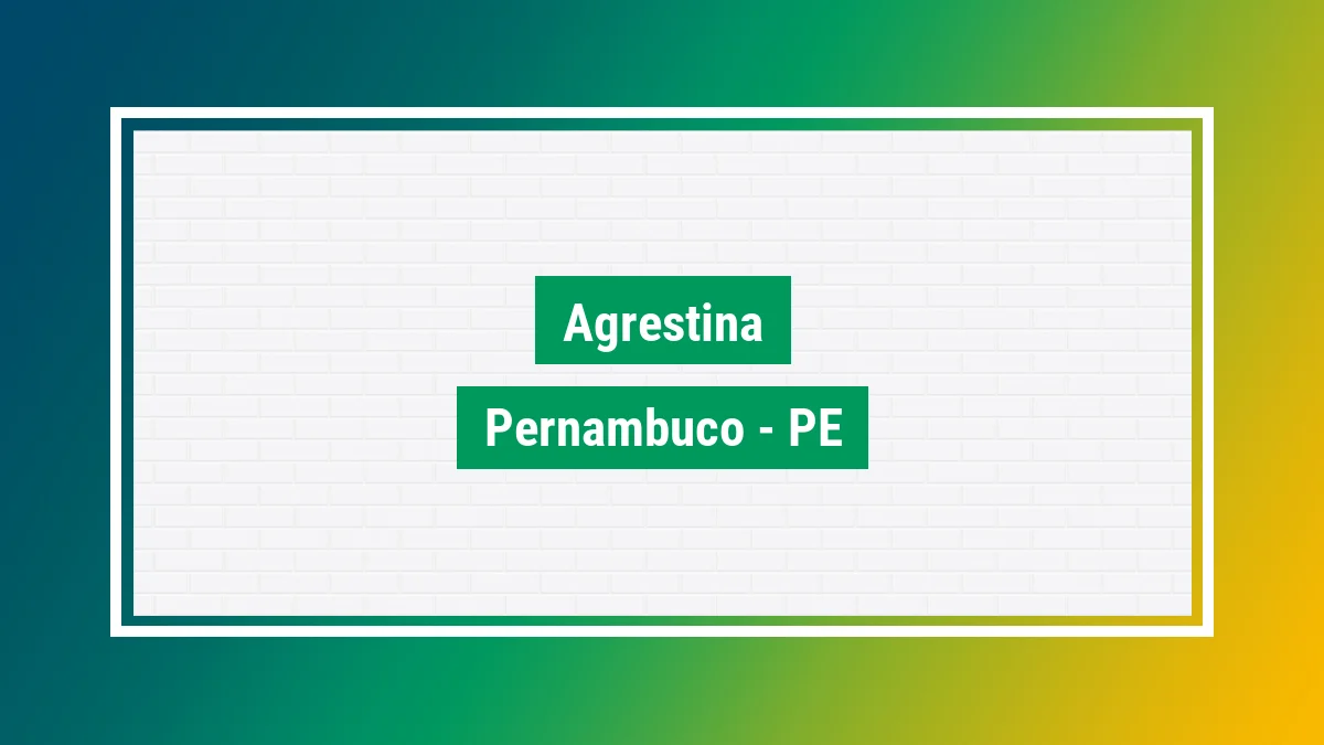 Imagem ilustrativa da cidade Agrestina PE
