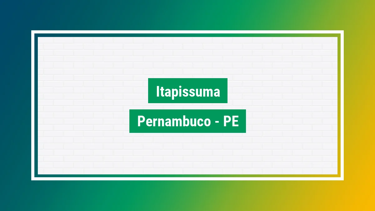 Imagem ilustrativa da cidade Itapissuma PE