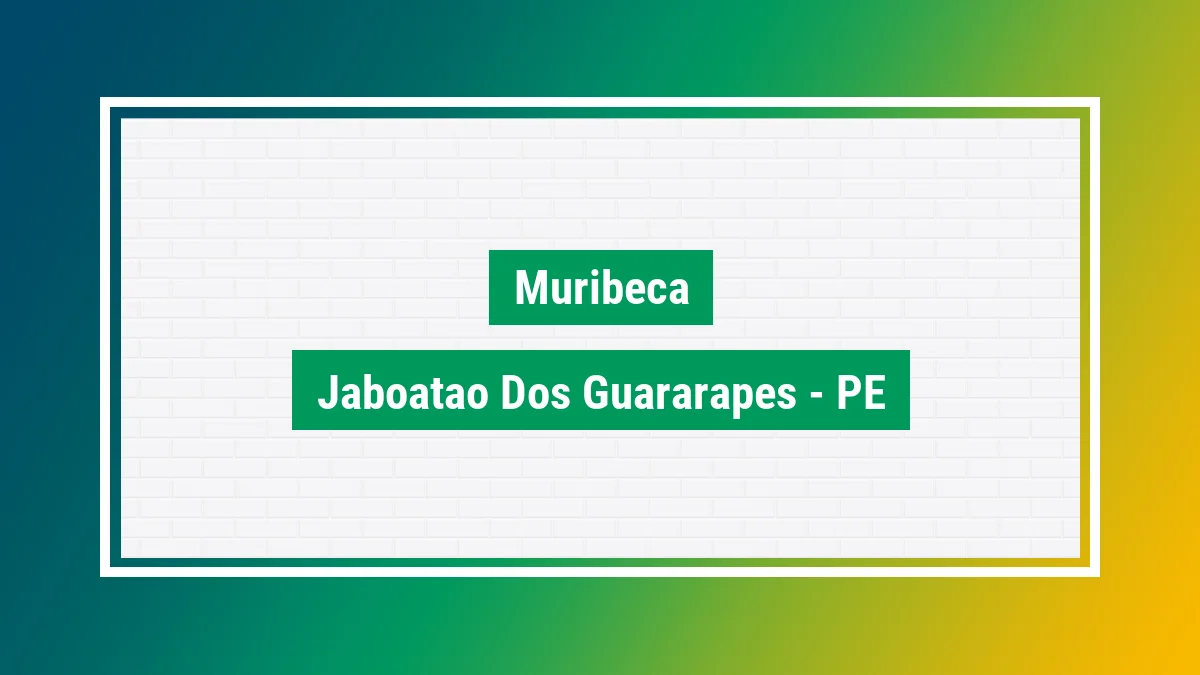Imagem ilustrativa do bairro Muribeca em Jaboatão dos Guararapes PE