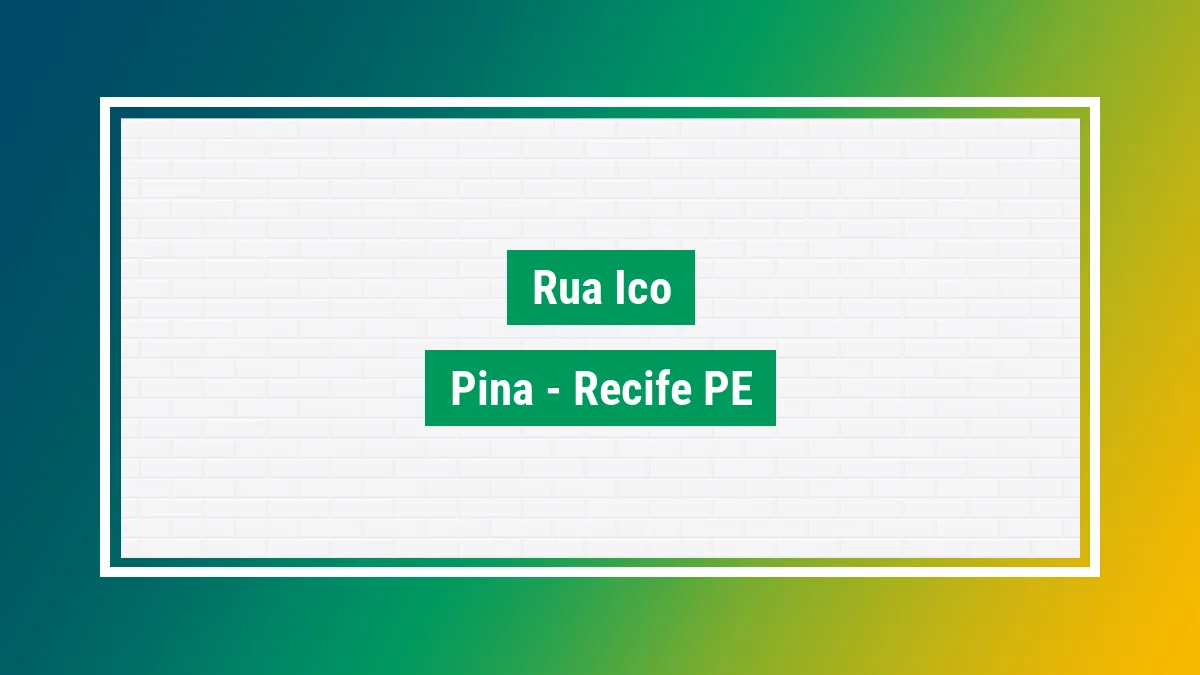 Imagem ilustrativa do endereço Rua Icó no bairro Pina em Recife PE