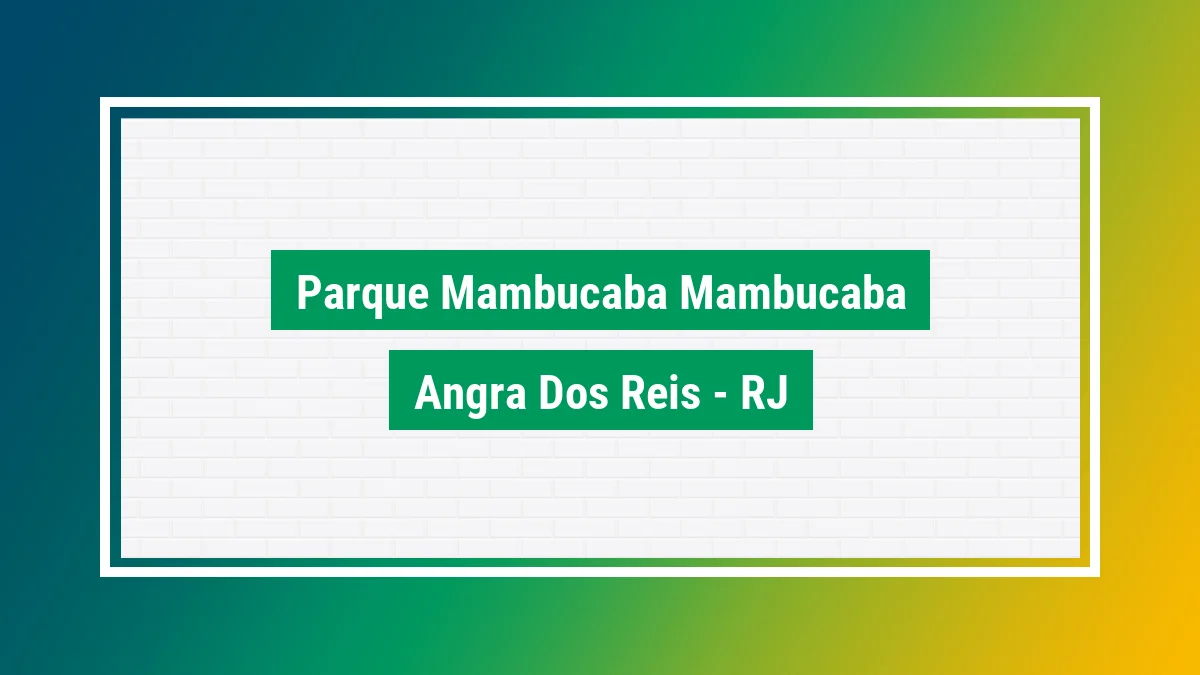 Imagem ilustrativa do bairro Parque Mambucaba (Mambucaba) em Angra dos Reis RJ
