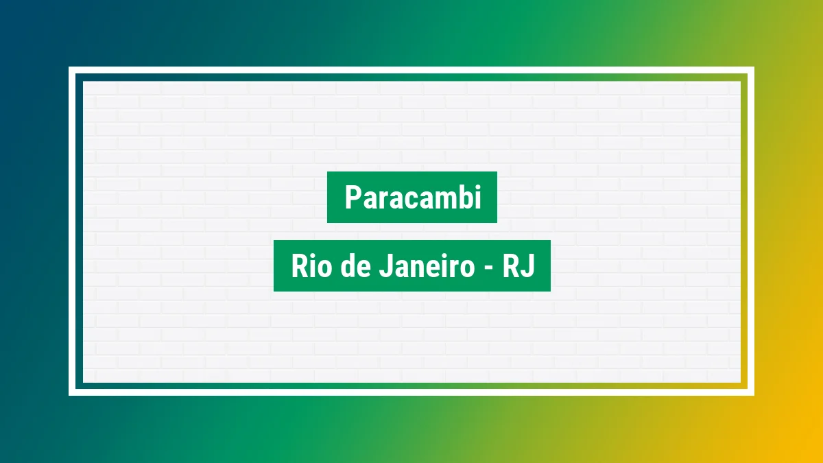 Imagem ilustrativa da cidade Paracambi RJ