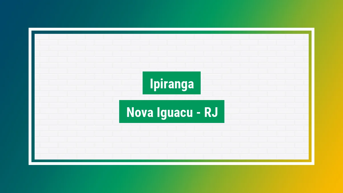 Imagem ilustrativa do bairro Ipiranga em Nova Iguaçu RJ