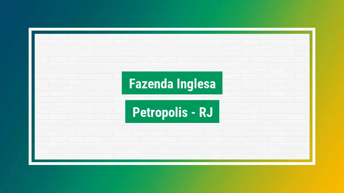 Imagem ilustrativa do bairro Fazenda Inglesa em Petrópolis RJ