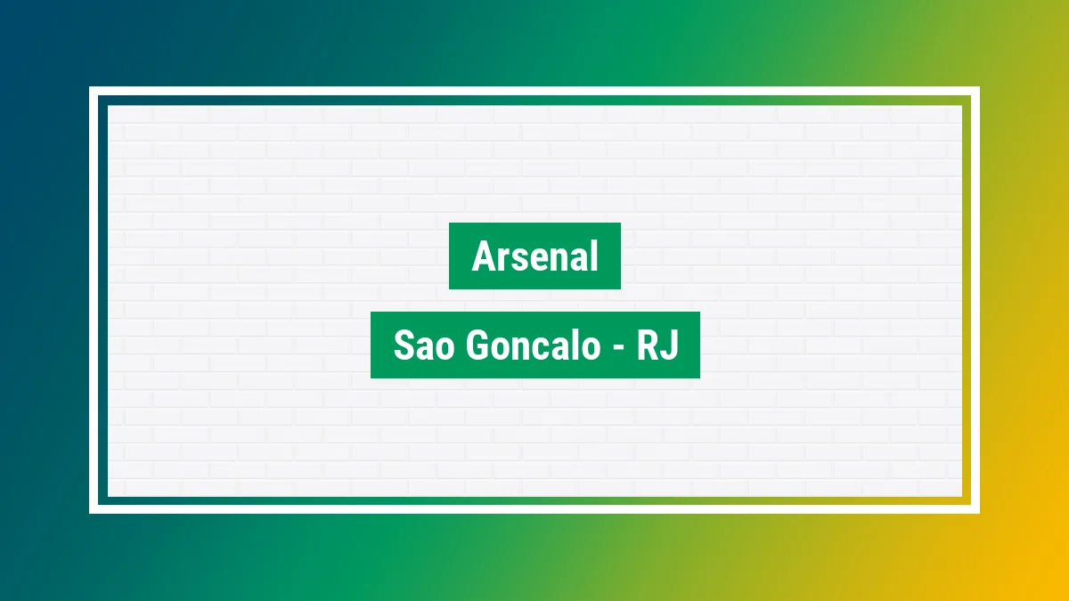 Imagem ilustrativa do bairro Arsenal em São Gonçalo RJ