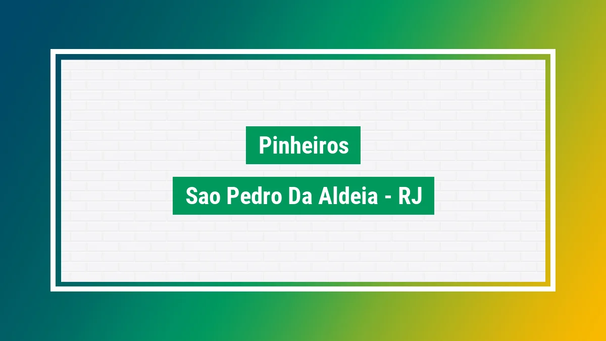 Imagem ilustrativa do bairro Pinheiros em São Pedro da Aldeia RJ