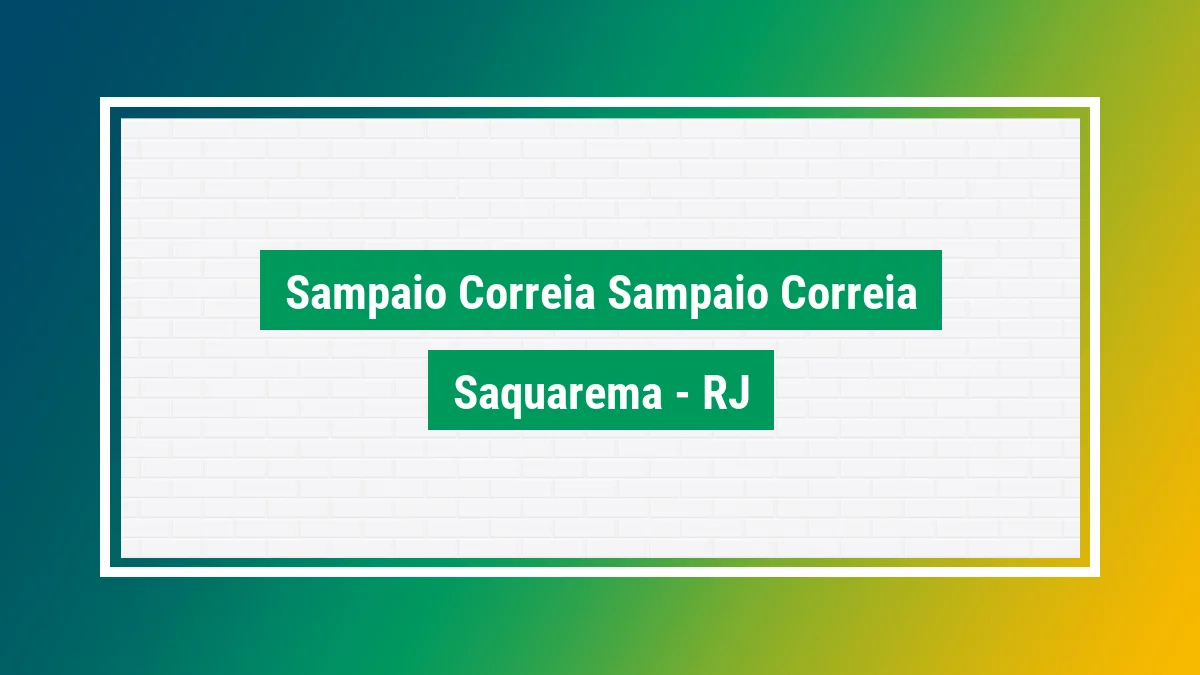 Imagem ilustrativa do bairro Sampaio Correia (Sampaio Correia) em Saquarema RJ
