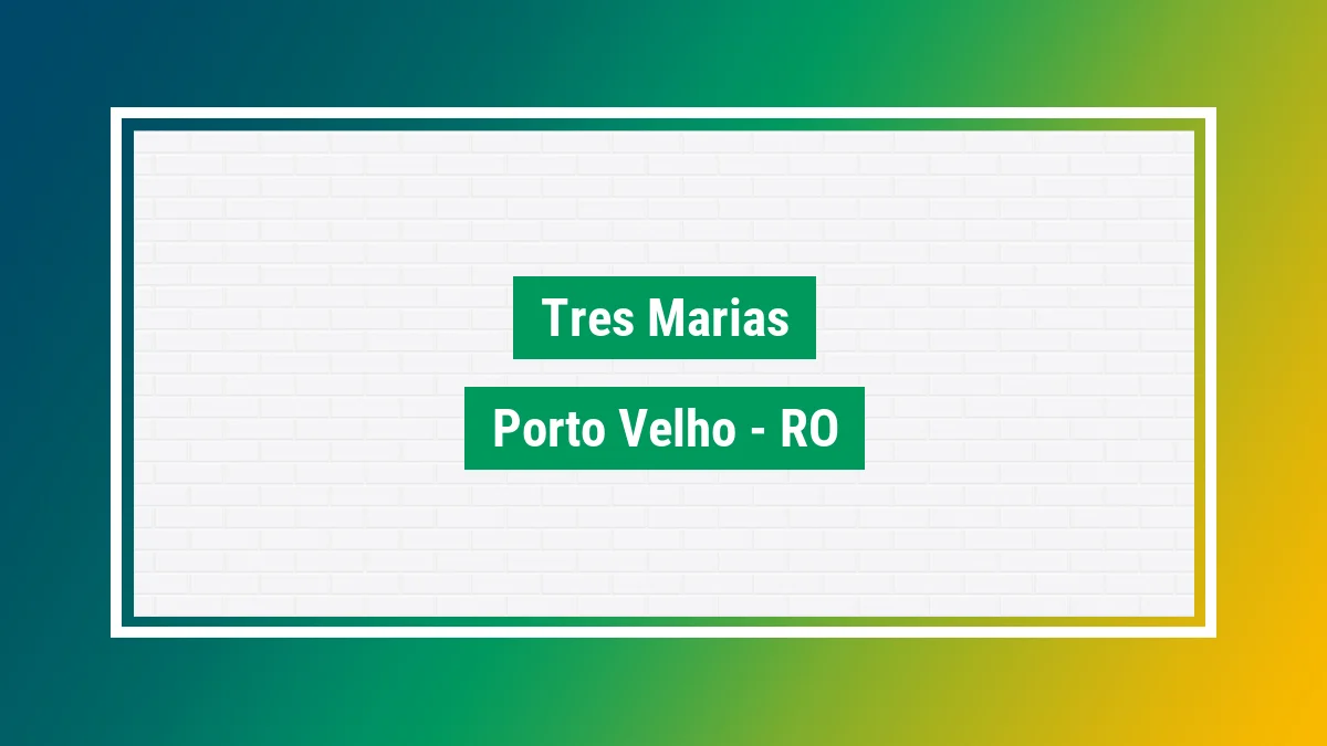 Imagem ilustrativa do bairro Três Marias em Porto Velho RO