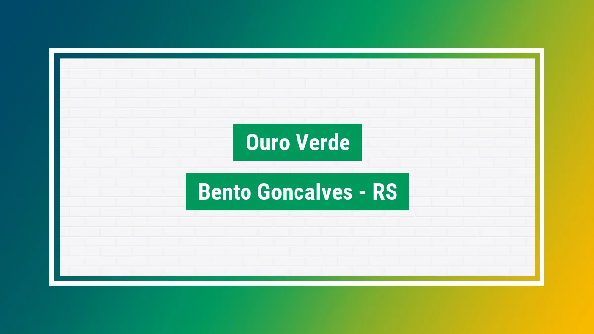 Imagem ilustrativa do bairro Ouro Verde em Bento Gonçalves RS