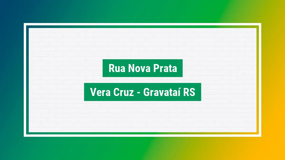 Rua nova prata cep rua nova prata endereço cep 94090480 RS