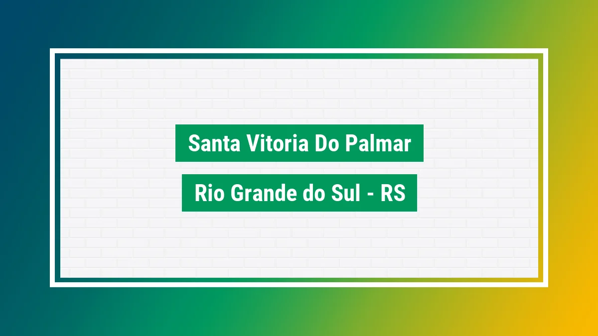 Imagem ilustrativa da cidade Santa Vitória do Palmar RS