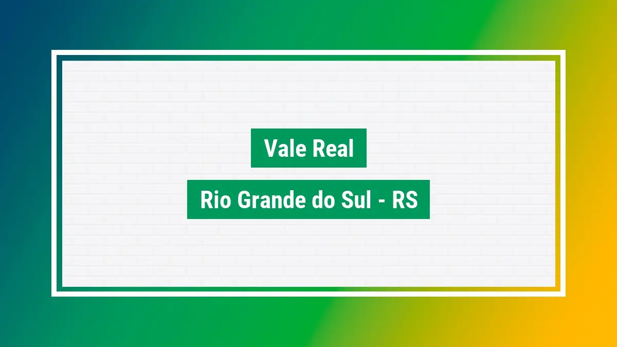 Vale real cep veja cidade vale real em RS bairros cidade