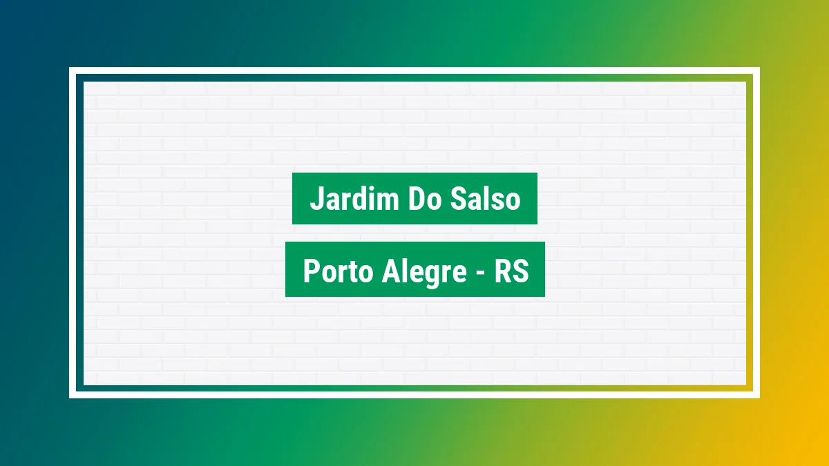 Imagem ilustrativa do bairro Jardim do Salso em Porto Alegre RS