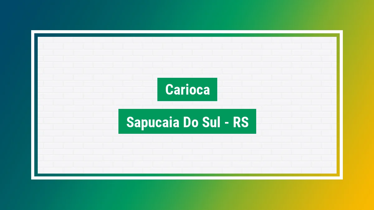 Imagem ilustrativa do bairro Carioca em Sapucaia do Sul RS