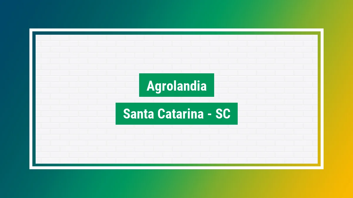 Imagem ilustrativa da cidade Agrolândia SC