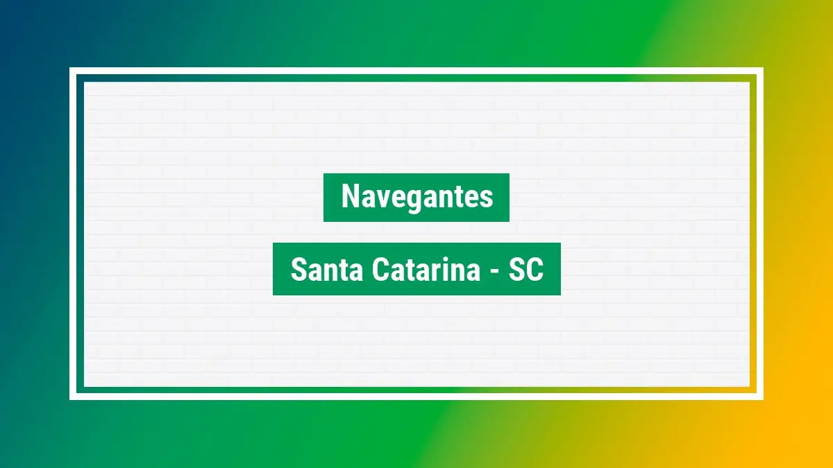 Navegantes cep veja cidade navegantes em SC bairros cidade