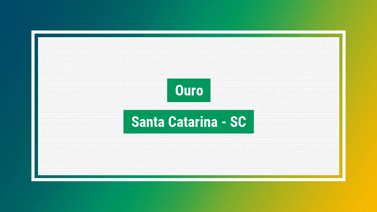 Imagem ilustrativa da cidade Ouro SC