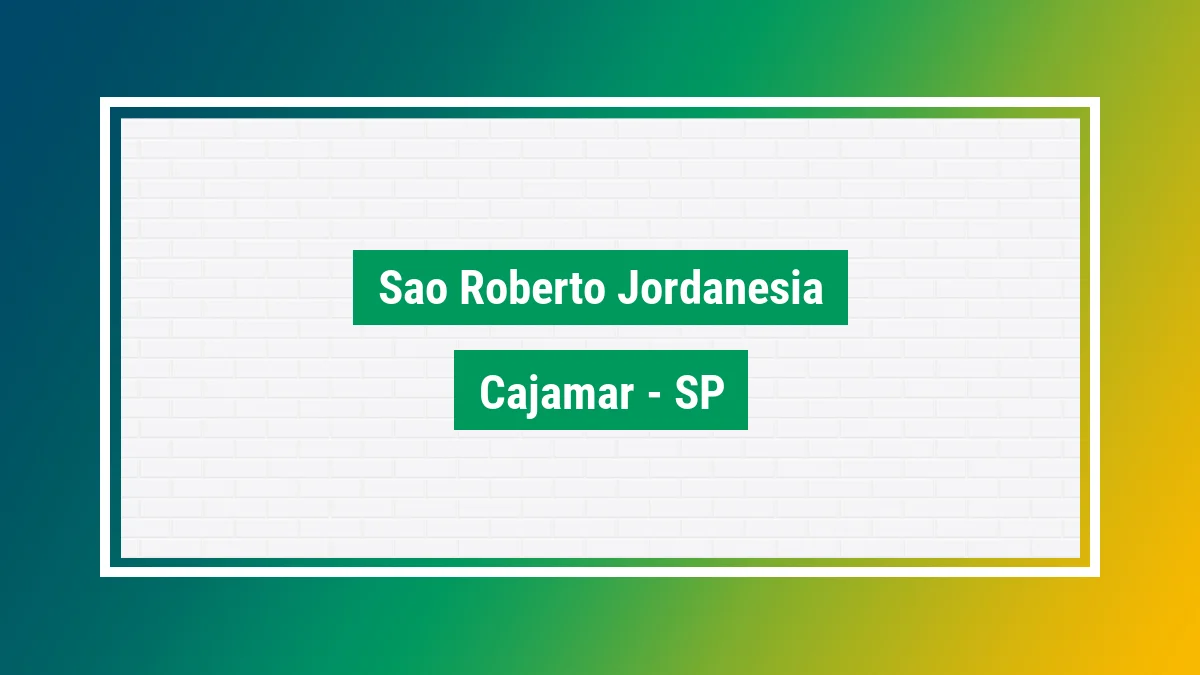 Imagem ilustrativa do bairro São Roberto (Jordanésia) em Cajamar SP