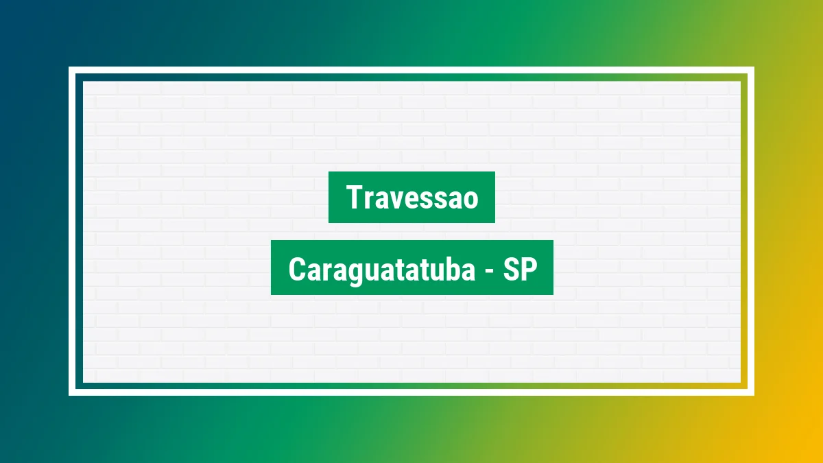 Imagem ilustrativa do bairro Travessão em Caraguatatuba SP