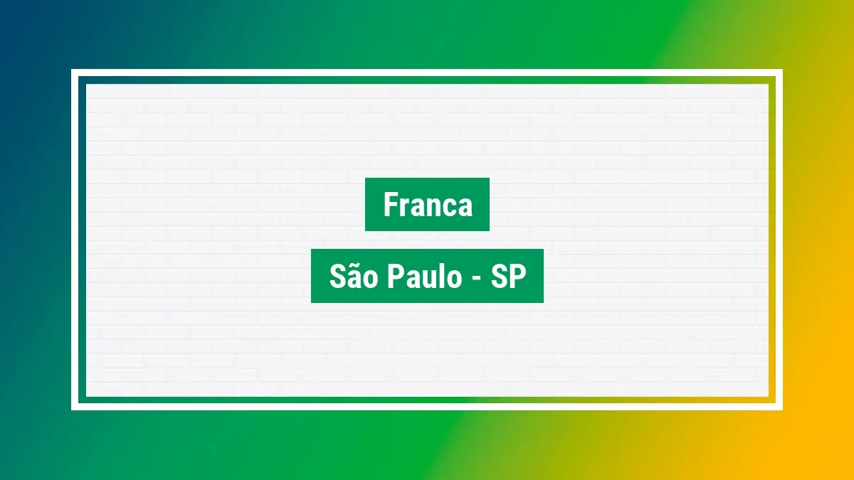 Franca cep franca cep da cidade em SP - bairros da cidade