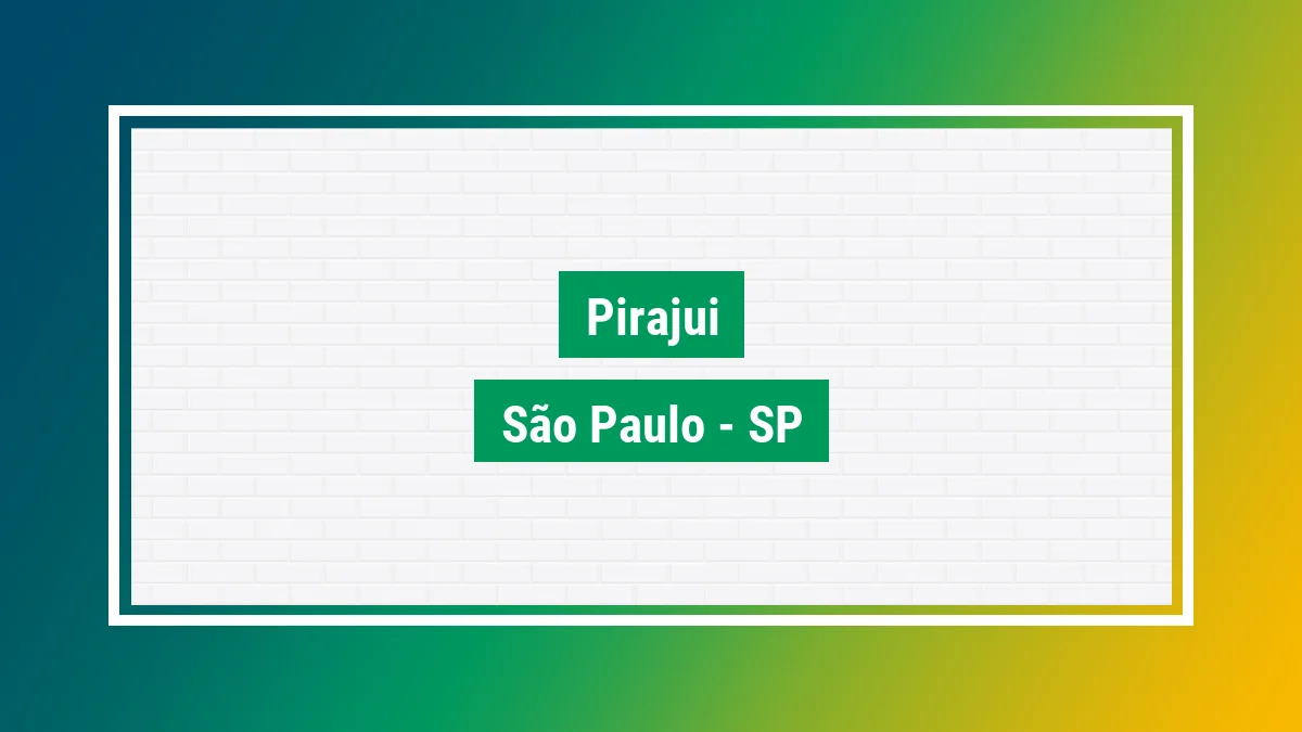 Imagem ilustrativa da cidade Pirajuí SP