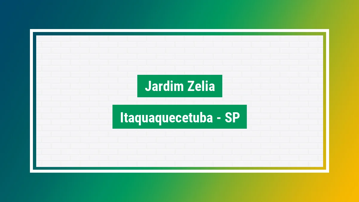 Imagem ilustrativa do bairro Jardim Zélia em Itaquaquecetuba SP