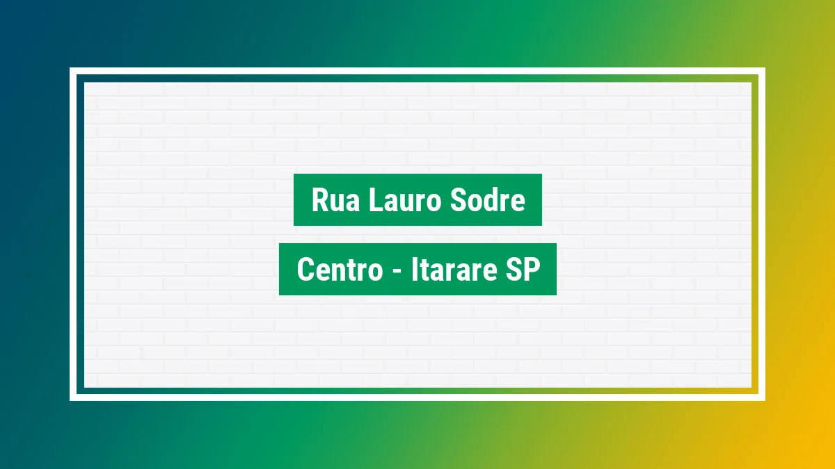 Imagem ilustrativa do endereço Rua Lauro Sodré no bairro Centro em Itararé SP
