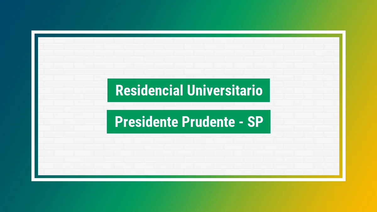 Imagem ilustrativa do bairro Residencial Universitário em Presidente Prudente SP