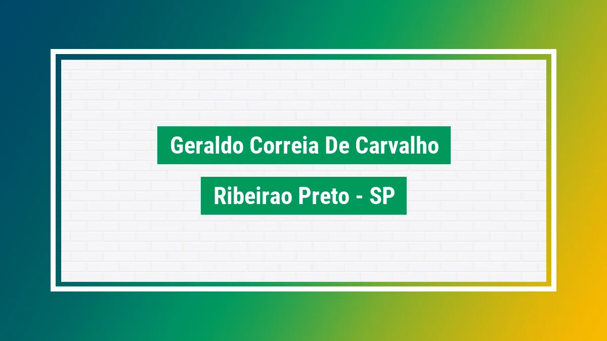 Imagem ilustrativa do bairro Geraldo Correia de Carvalho em Ribeirão Preto SP