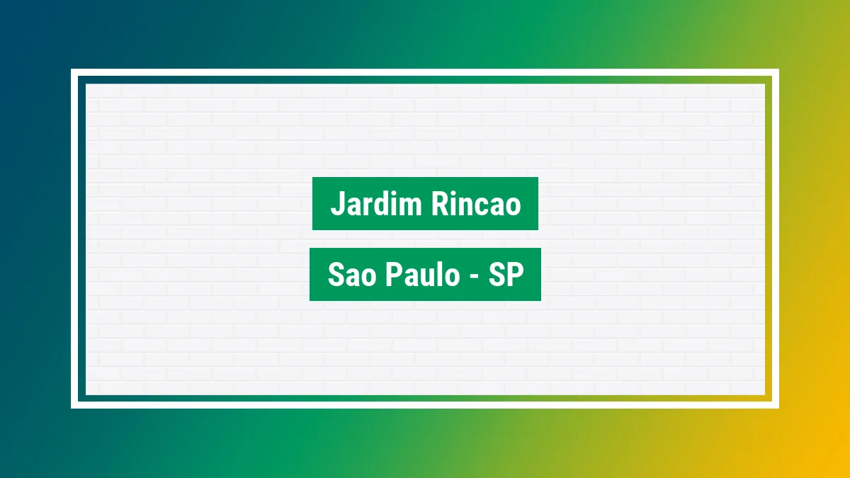 Imagem ilustrativa do bairro Jardim Rincão em São Paulo SP