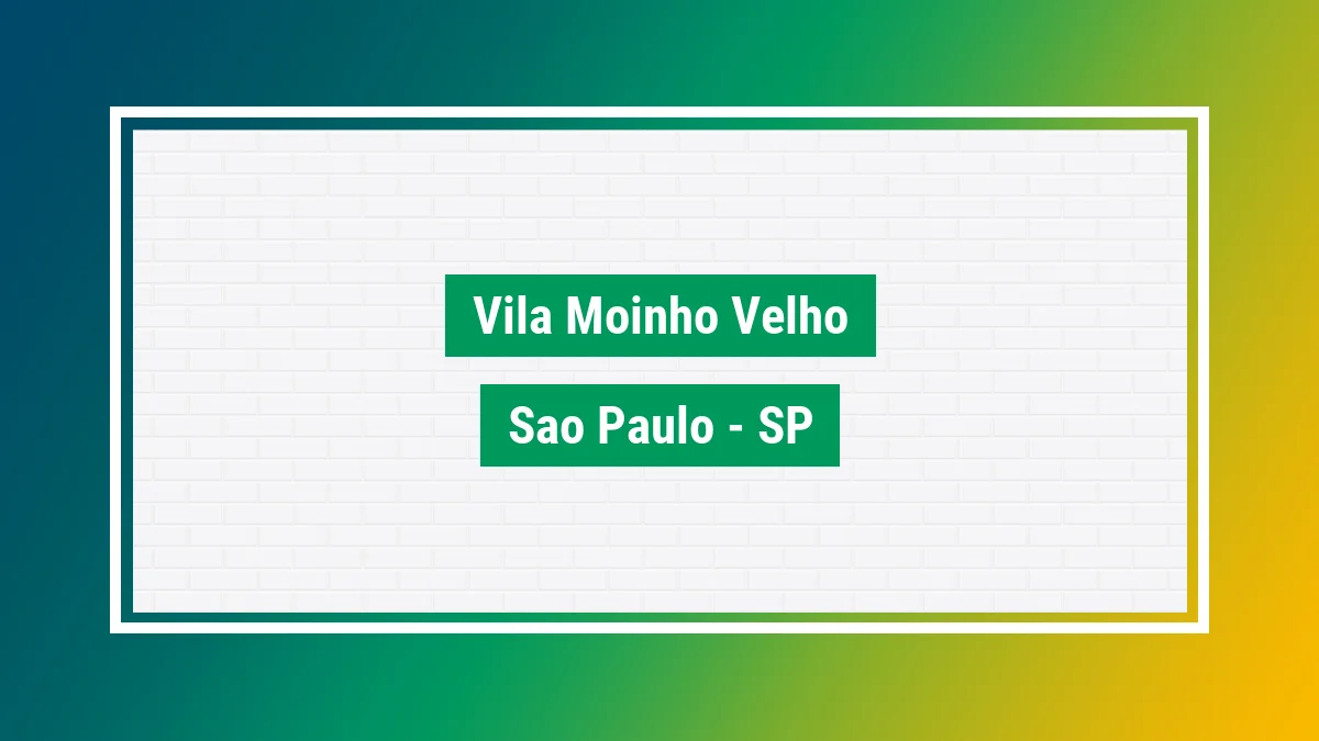 Imagem ilustrativa do bairro Vila Moinho Velho em São Paulo SP